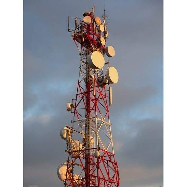 Industry #12 Radio Broadcasting Tower Mast Antenna Vinyl Wall Decal